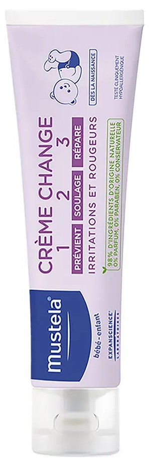 Mustela Creme Preventivo Vitaminado de Assaduras 1>2>3 108g 