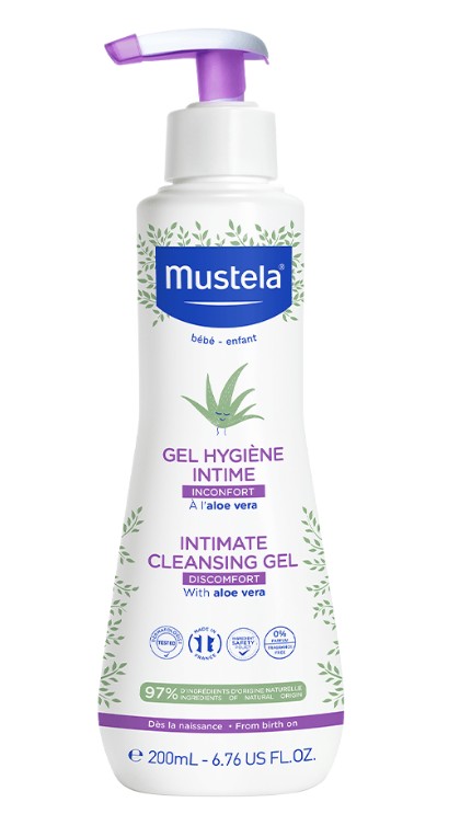 Mustela Gel de Higiene Íntima Bebê Áreas Delicadas 200ml